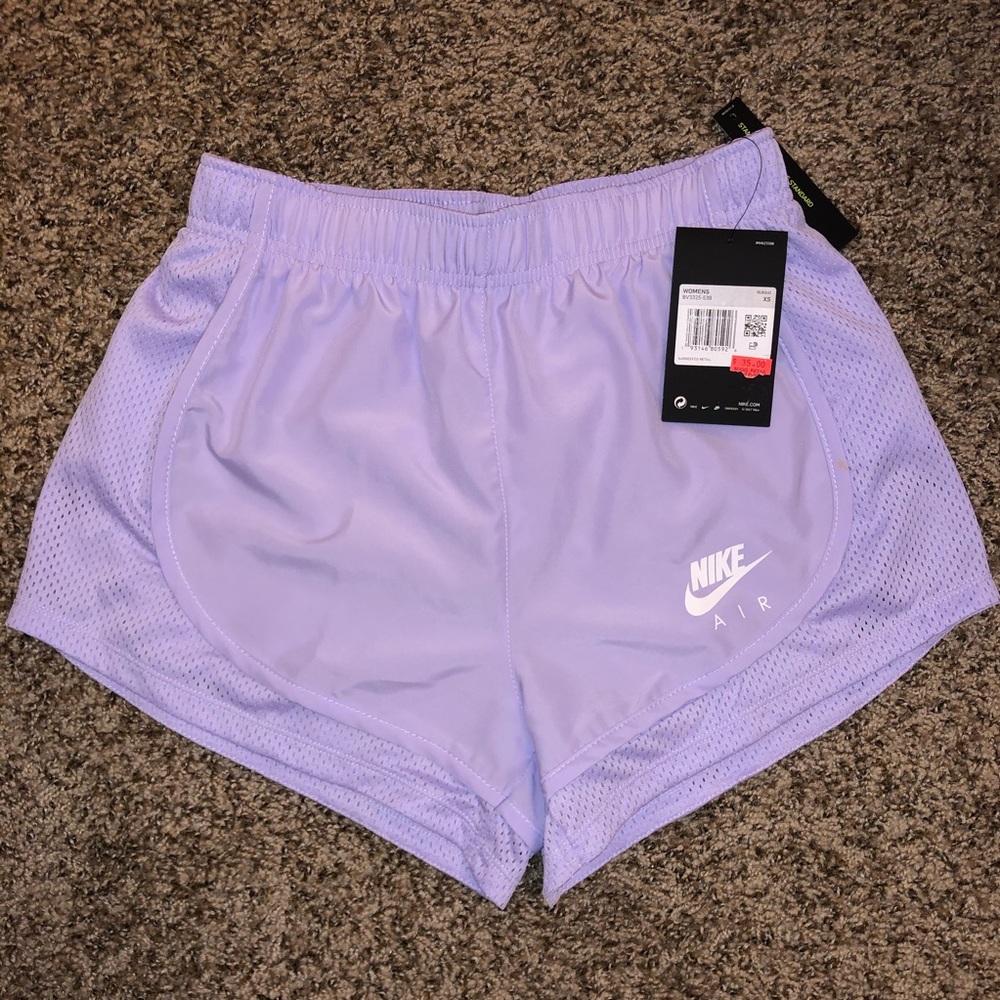 Purple Nike athletic shorts xs